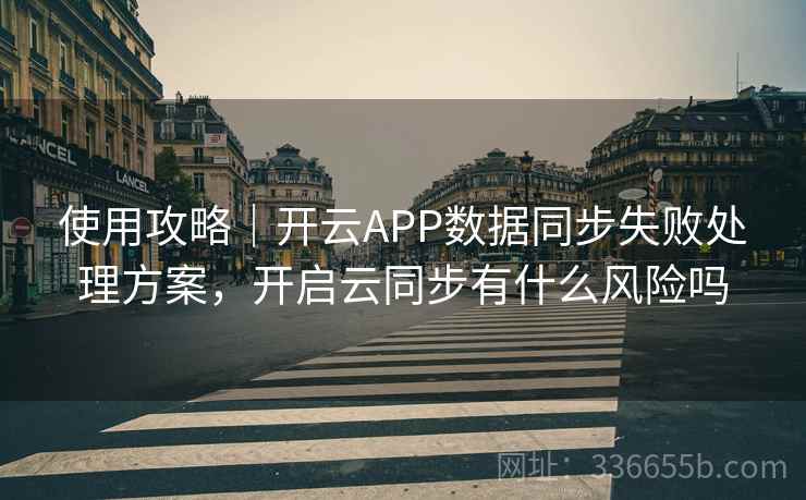 使用攻略|开云APP数据同步失败处理方案,开启云同步有什么风险吗