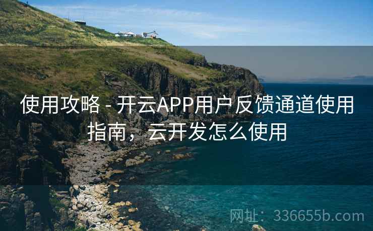 使用攻略 - 开云APP用户反馈通道使用指南,云开发怎么使用